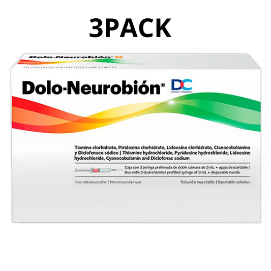 DOLONEUROBION DC TRI PACK AMPOLLAS INYECTABLES